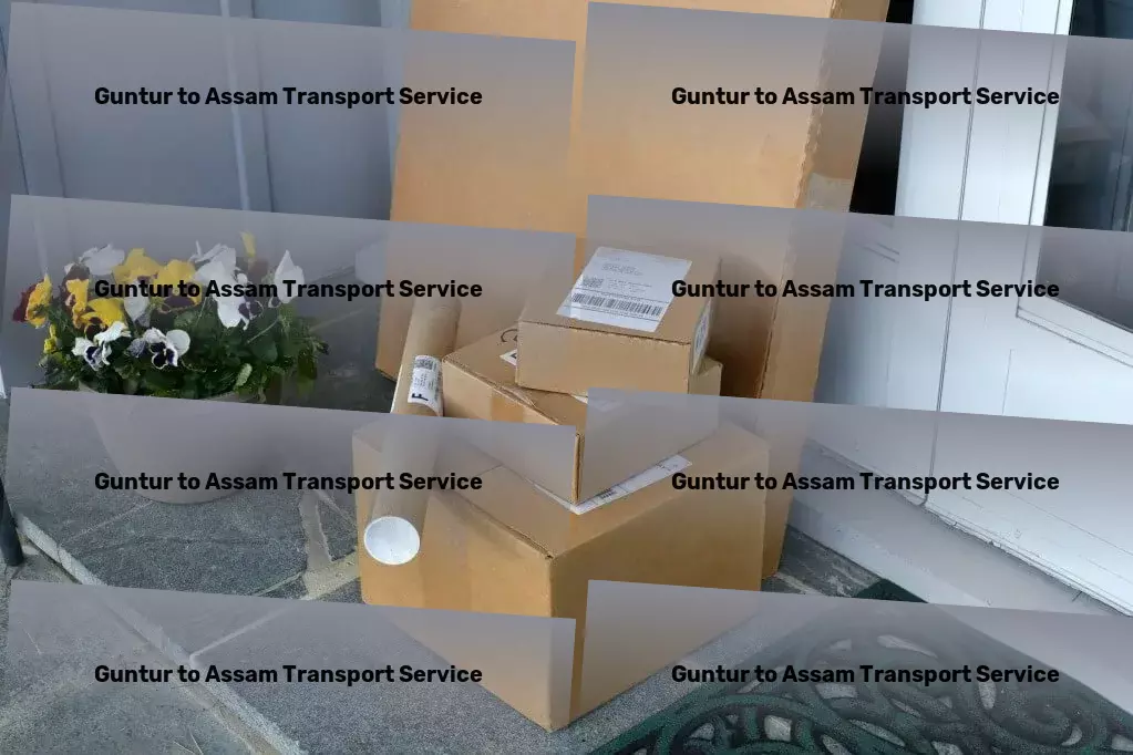 Guntur to Assam Household Goods Transport Long-distance transport services